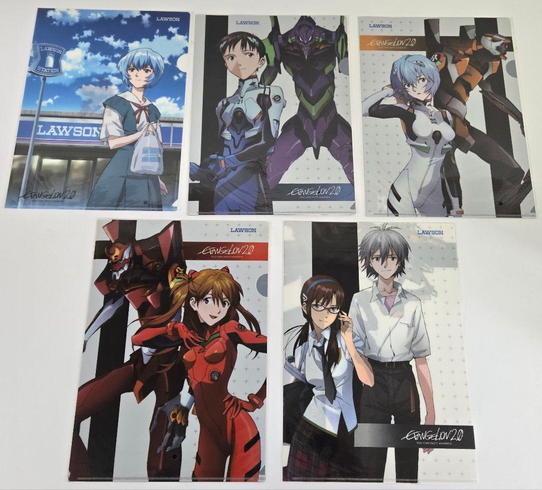 エヴァンゲリオン A4 クリアファイル 71枚セット 大量 まとめ ローソン等