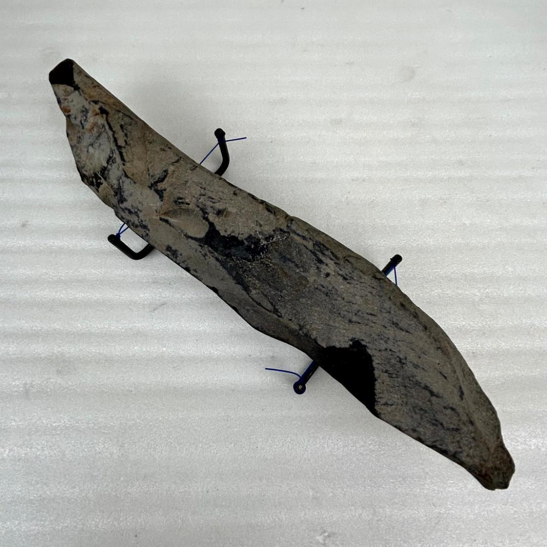 サヌカイト 34㎝ 19㎝ 天然 カンカン石 石琴 たたき棒台座付 楽器 風鈴