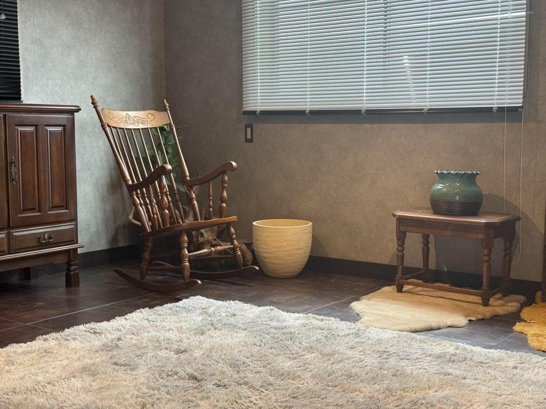 希少　太平WINDS アンティーク　ロッキングチェア　ヴィンテージ　木彫　nZ