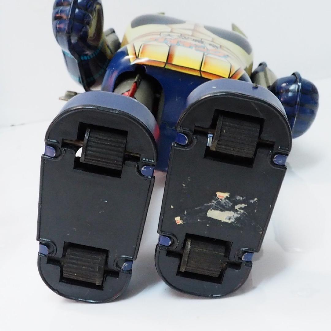 ポピー【ガイキング 動作確認済】ブリキ ゼンマイ歩行ロボットTIN TOY 中古