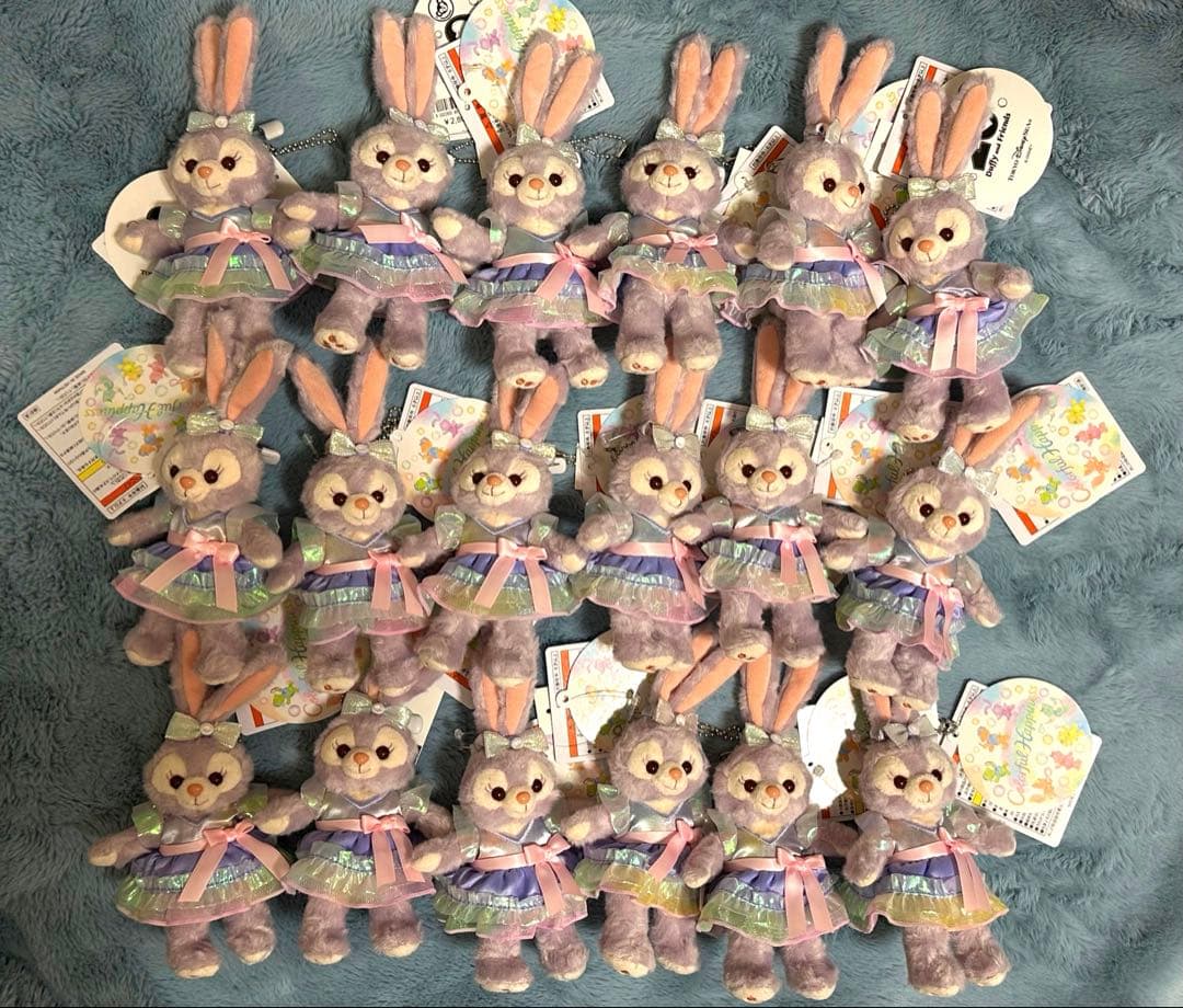 ステラルー　ぬいぐるみバッジ　18点セット　ダッフィー&フレンズ20周年