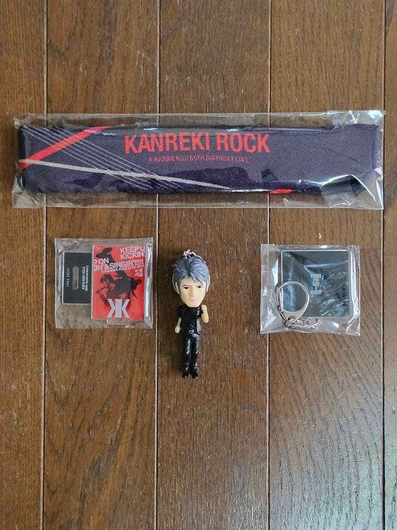 吉川晃司還暦ロック扇子 ミニ兄貴キーホルダー40周年ポップアップ限定ガチャセット