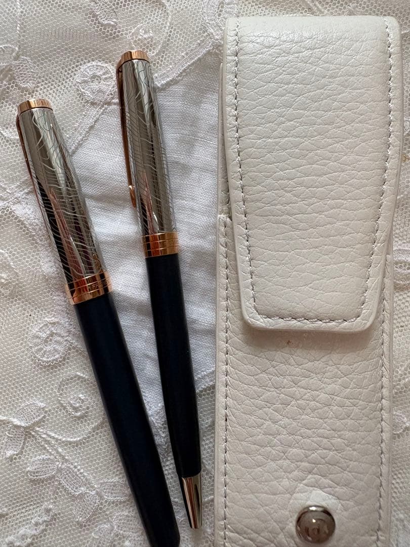 パーカーソネットフジPGT万年筆ボールペンセット⭐︎カランダッシュレマンケース