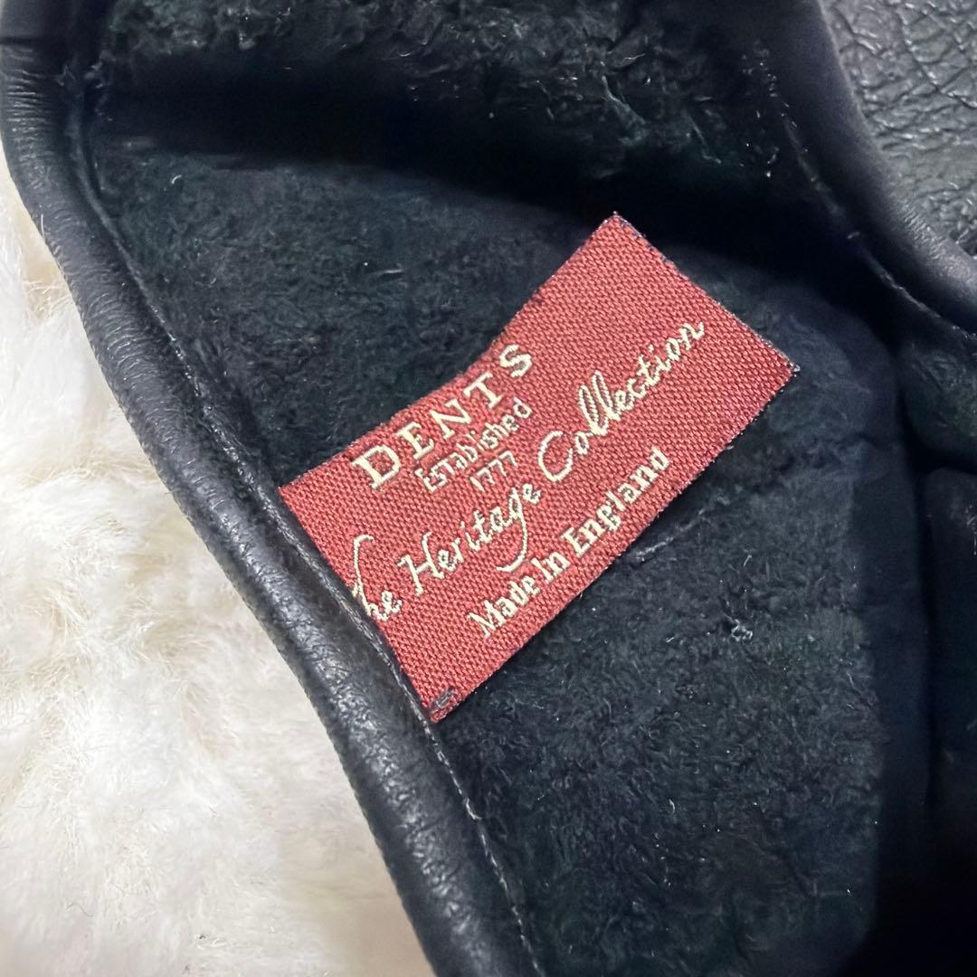 希少 レア DENTS デンツ アンライニング ペッカリー 本革 手袋