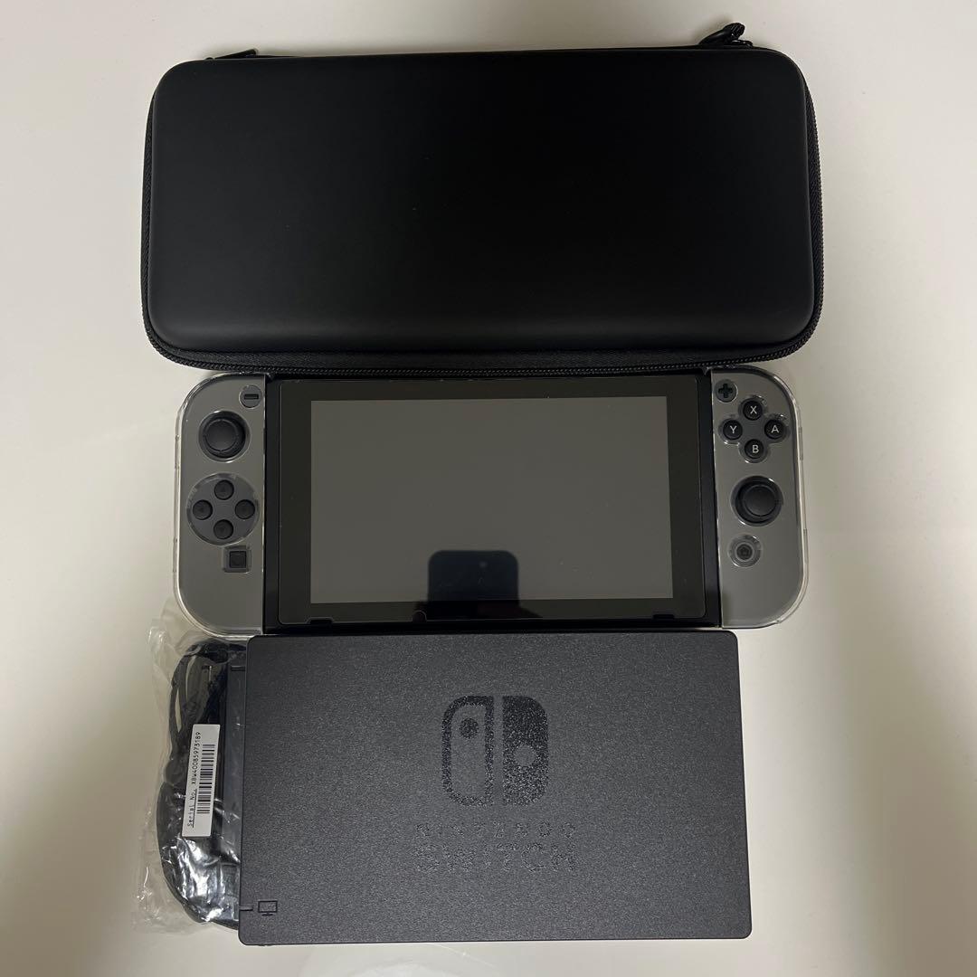 Nintendo Switch 本体（初期版）グレー キャリングケース付き