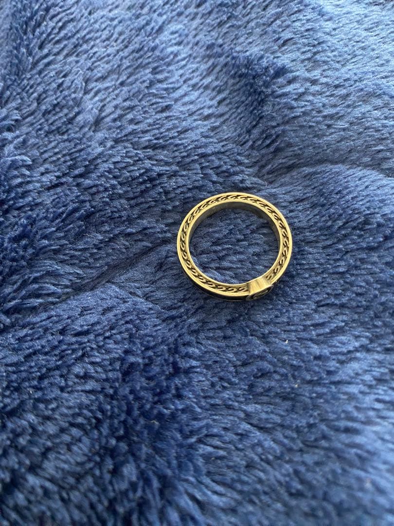 L*s様 GUCCI シルバー リング 編み込み模様 刻印 15号