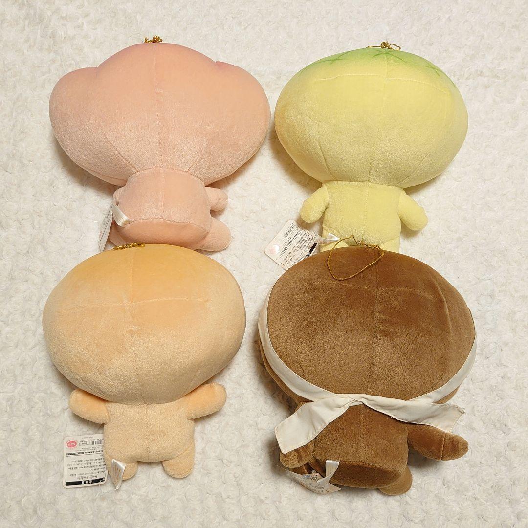 タグ付き こげぱん ぬいぐるみ BIG キレイパンまつり ４種セット