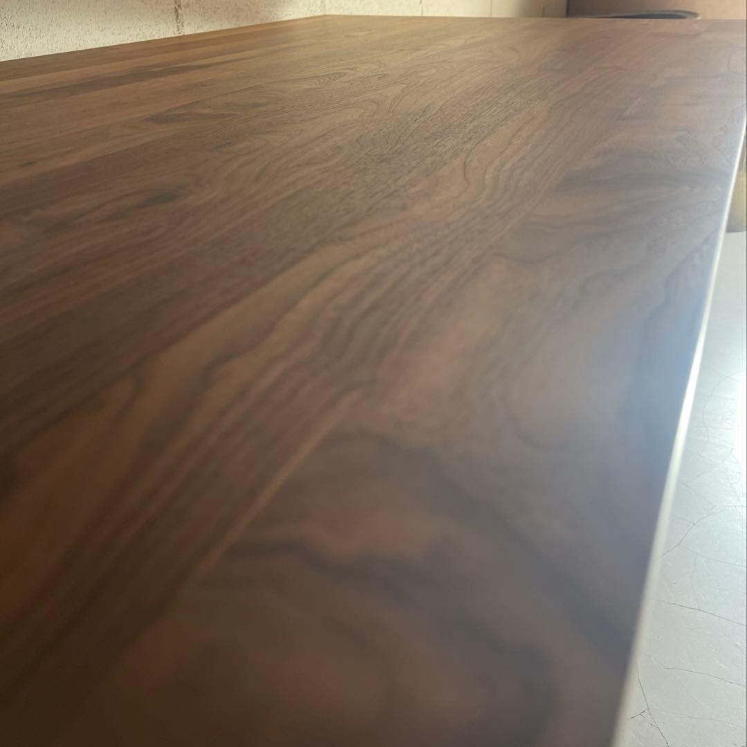 美品　MUJI 無印良品　ダイニングテーブル　ウォールナット 無垢材　木製