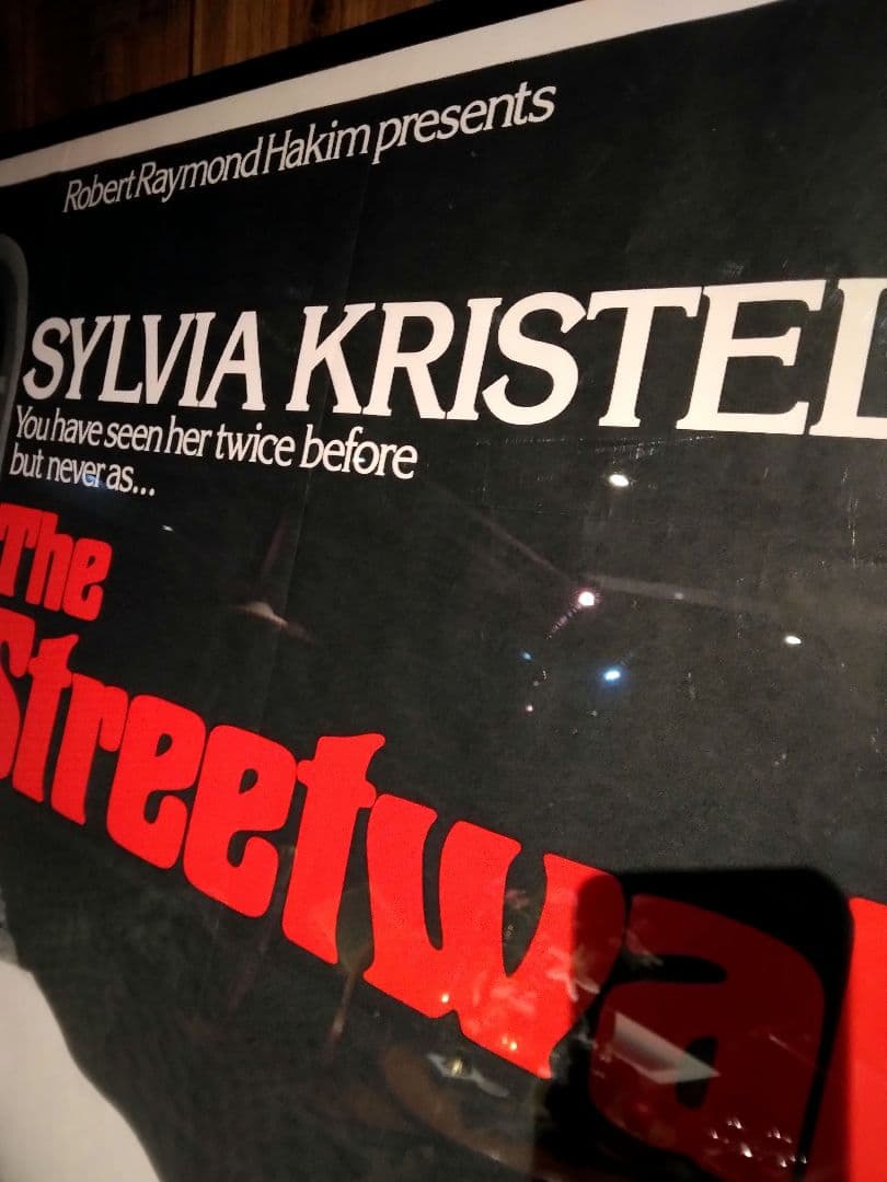 非売品　７０年代　イギリス　映画ポスター　シルヴィア・クリステル　ピンクフロイド