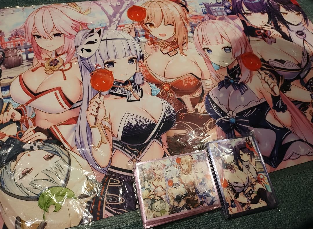 原神 集合 スリーブ プレマ プレイマット 白詰草