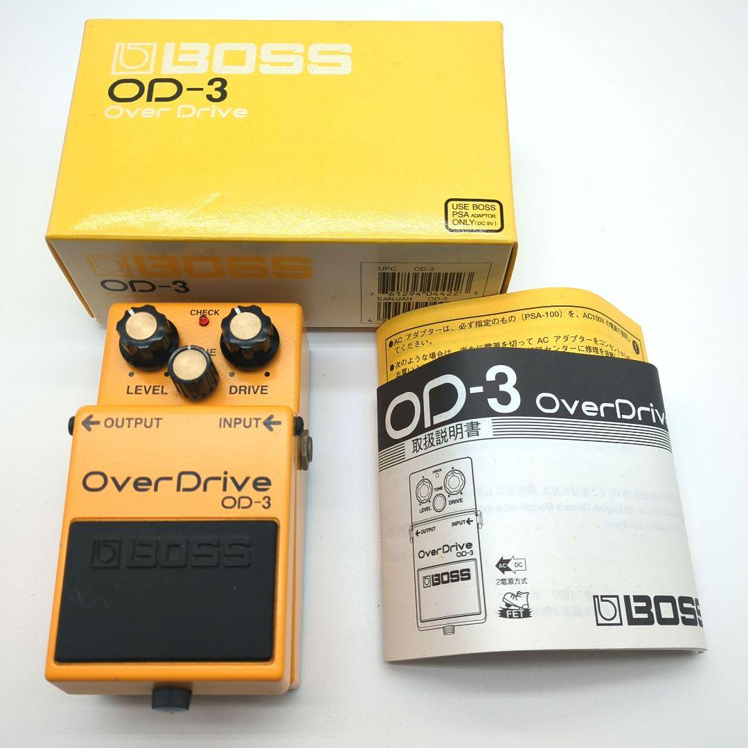 【未使用級】BOSS OverDrive OD-3 ギターエフェクター