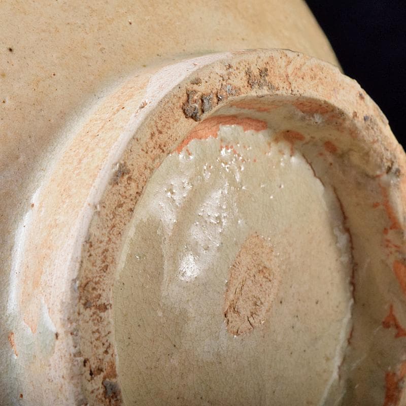 大発 中国　釉裏紅　花文　玉壺春瓶　金継ぎ直し　V　R7961