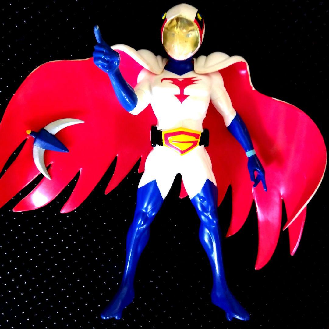 ✨昭和レトロ✨科学忍者隊ガッチャマン大鷲健&ドロンチョフィギュア・ストラップ3点