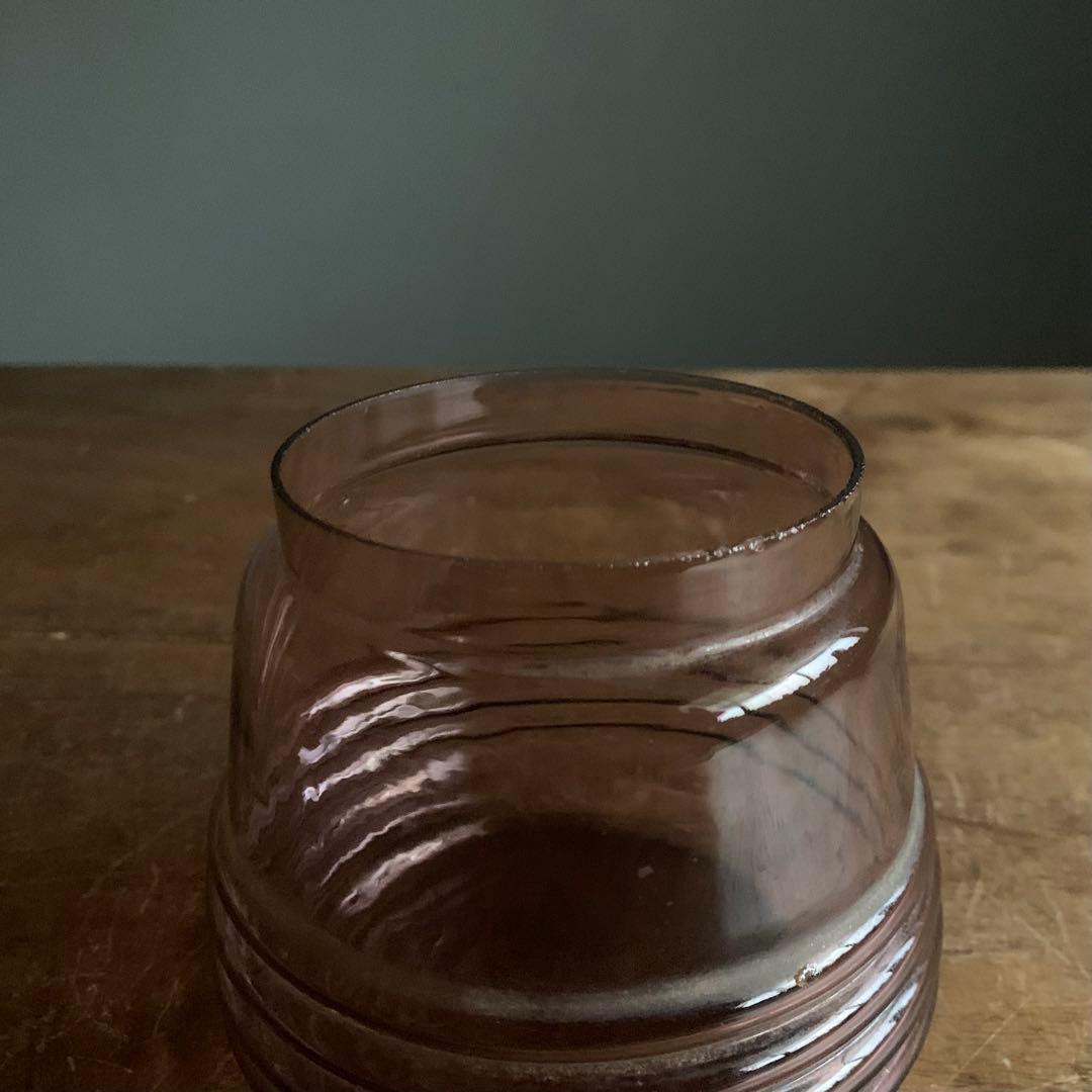 古い ガラス キャンディポット ガラス容器 古道具 アンティーク