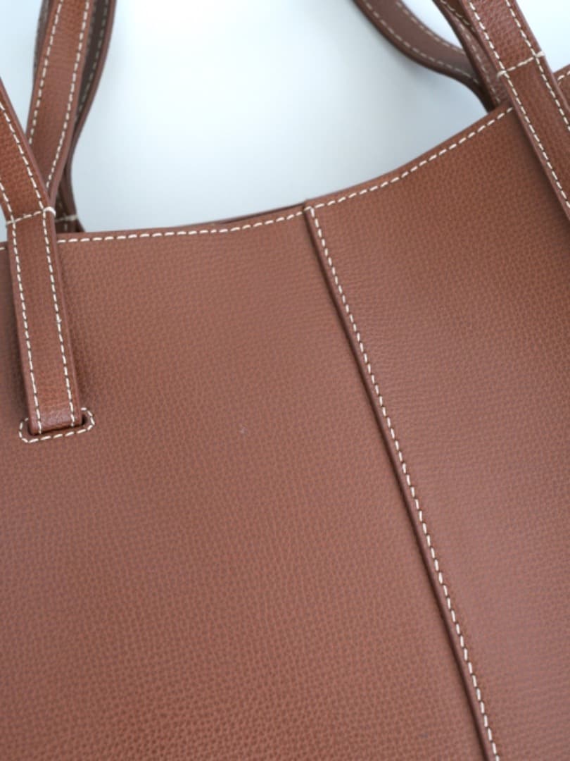 POLÈNE Cyme mini エディション コニャック ハンドバッグ