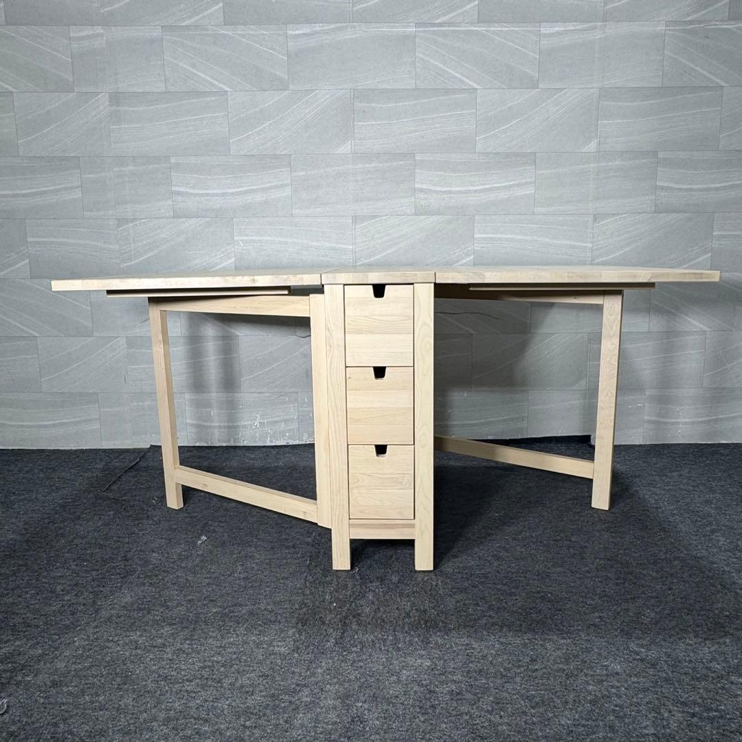 IKEA 伸縮テーブル ノールデンゲートレッグ おしゃれ 家具 d5141