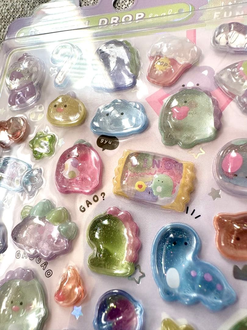 W*♪様 ポンポンドロップシール　がおがおボンボン　ぴよぴよボンボン　セット　廃