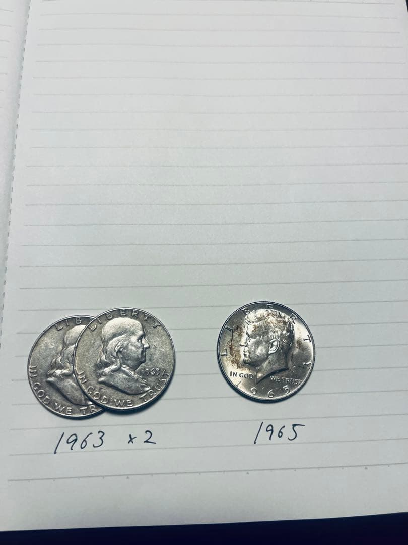 【即日発送】米国50セント銀貨 セット 1927〜1965