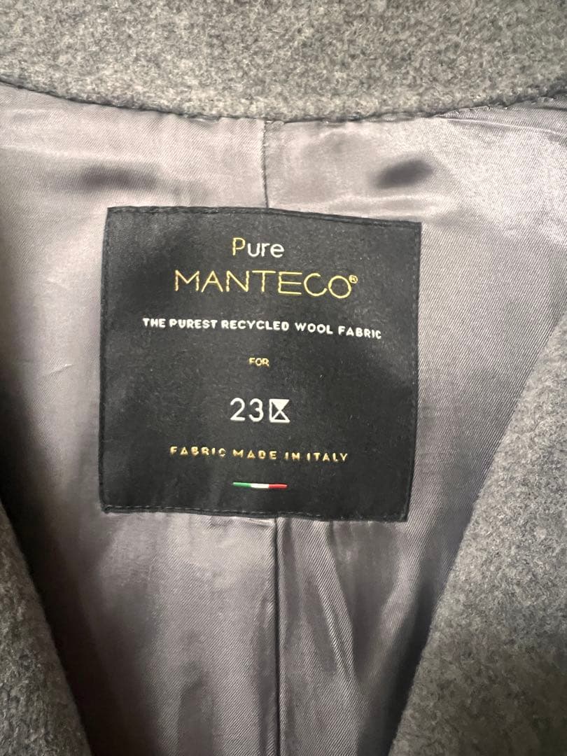23区新品未【VERY掲載】MANTECOPure リバー ステンカラーコート