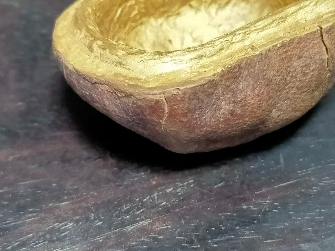 ♥荒川武夫　柘榴　香合　共箱付き　ザクロ　水月窯　荒川豊蔵　骨董　古玩