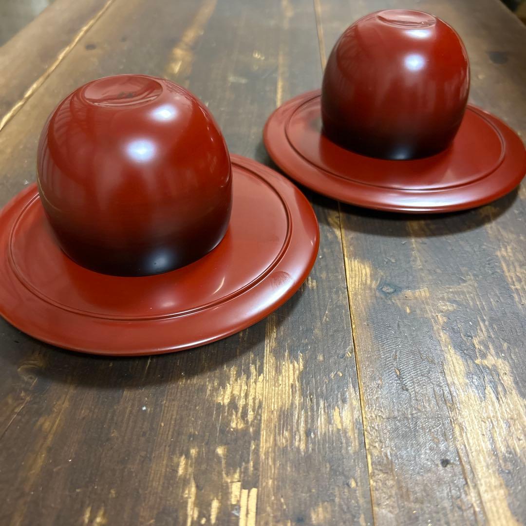 輪島塗　輪島屋　善仁　コーヒーカップ　曙塗　2客