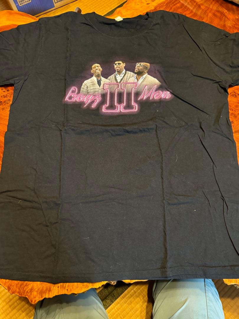BOYZ Ⅱ MEN黒ボディバンTビッグシルエットXXL美品