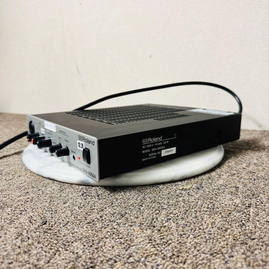 C43美品！Rolandローランド コンパクトミキシングステレオアンプ