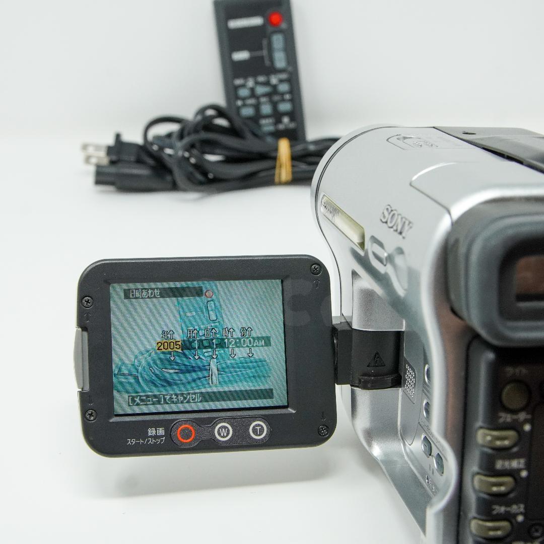 SONY CCD-TRV126 Hi8 ビデオカメラ レコーダー 通電確認済み