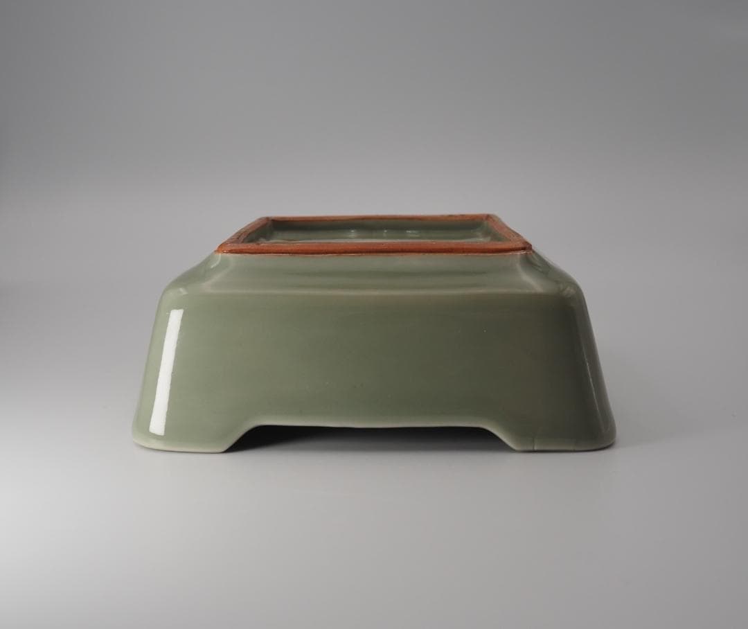 帝室技芸員 三代清風与平作 青磁 向付 5客 共箱