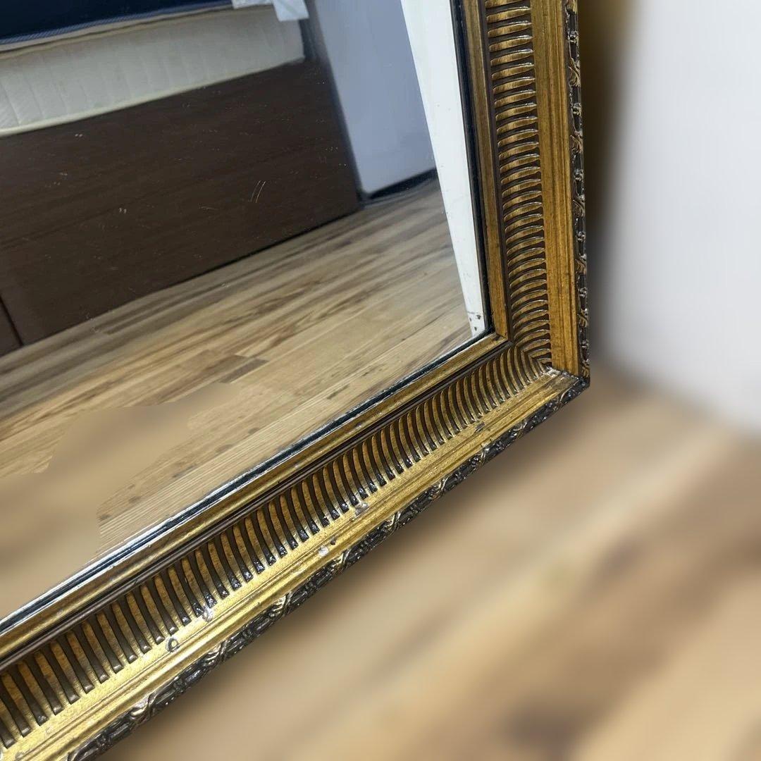 送料無料　アンティーク　ゴールド　姿見　全身ミラー 大型ミラー