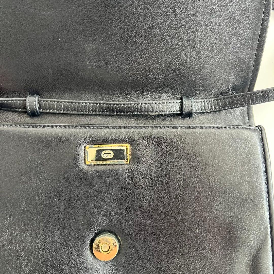 バッグ OLD GUCCI LEATHER ONE SHOULDER BAG