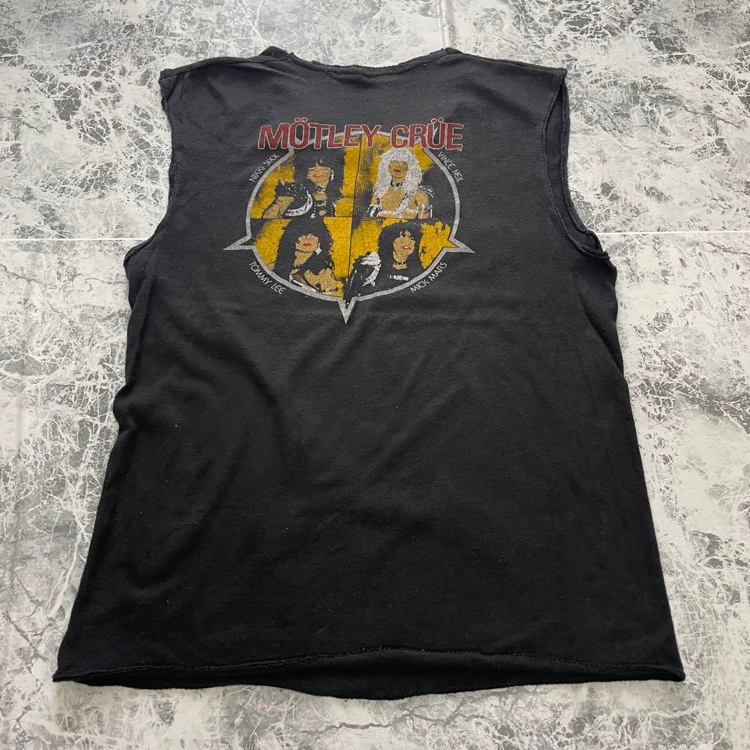 【超希少】古着 バンドTシャツ ノースリーブ モトリー・クルー ヴィンテージ