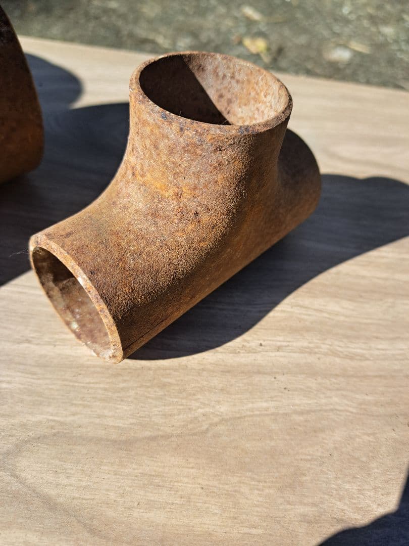 金属製チューブ状オブジェ 3点セット