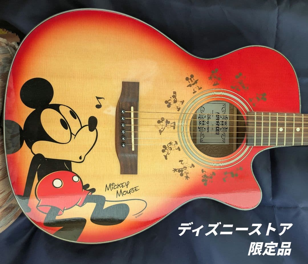 【美品・限定品】ミッキー フェルナンデス ギター★ディズニーストア限定200本