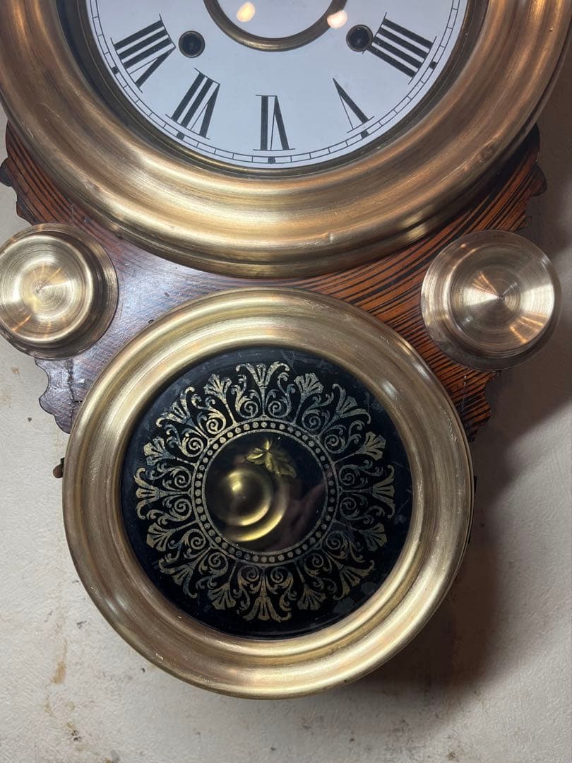 精工舎　だるま時計　柱時計　古時計　振り子時計　　ゼンマイ　ボンボン　レトロ