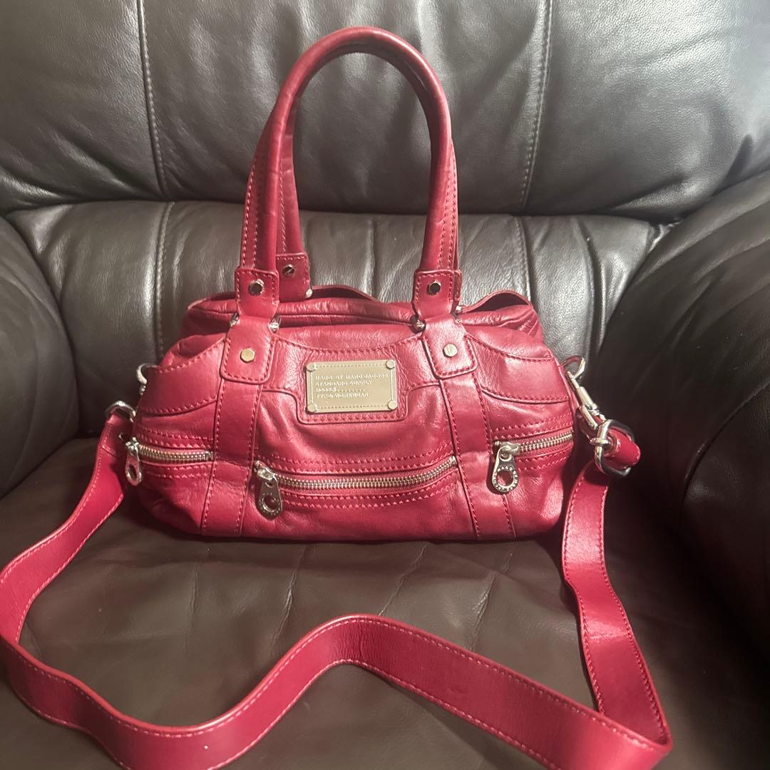 マークバイマークジェイコブス　レザー　ハンドバッグ