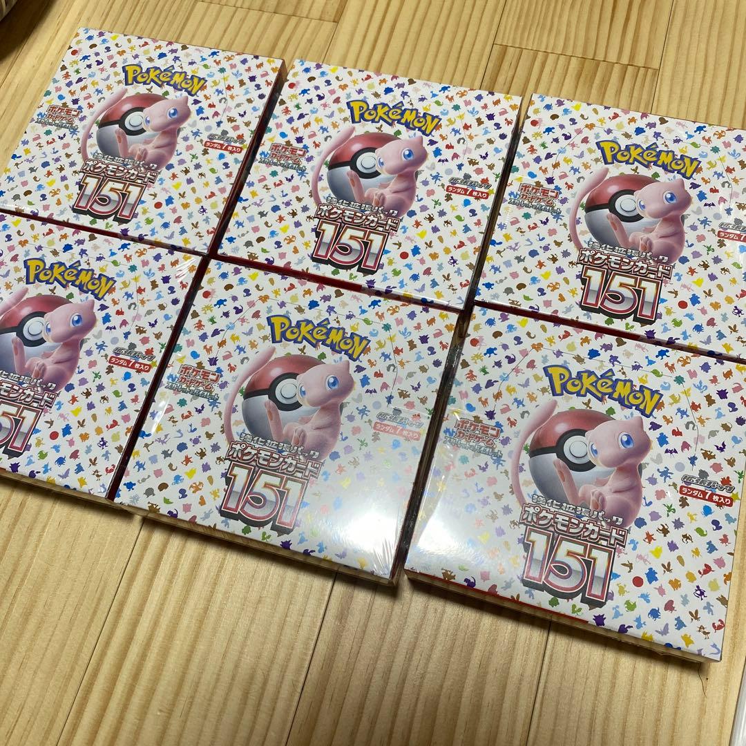 ポケモンカード　151 シュリンク付き　box ポケカ　未開封