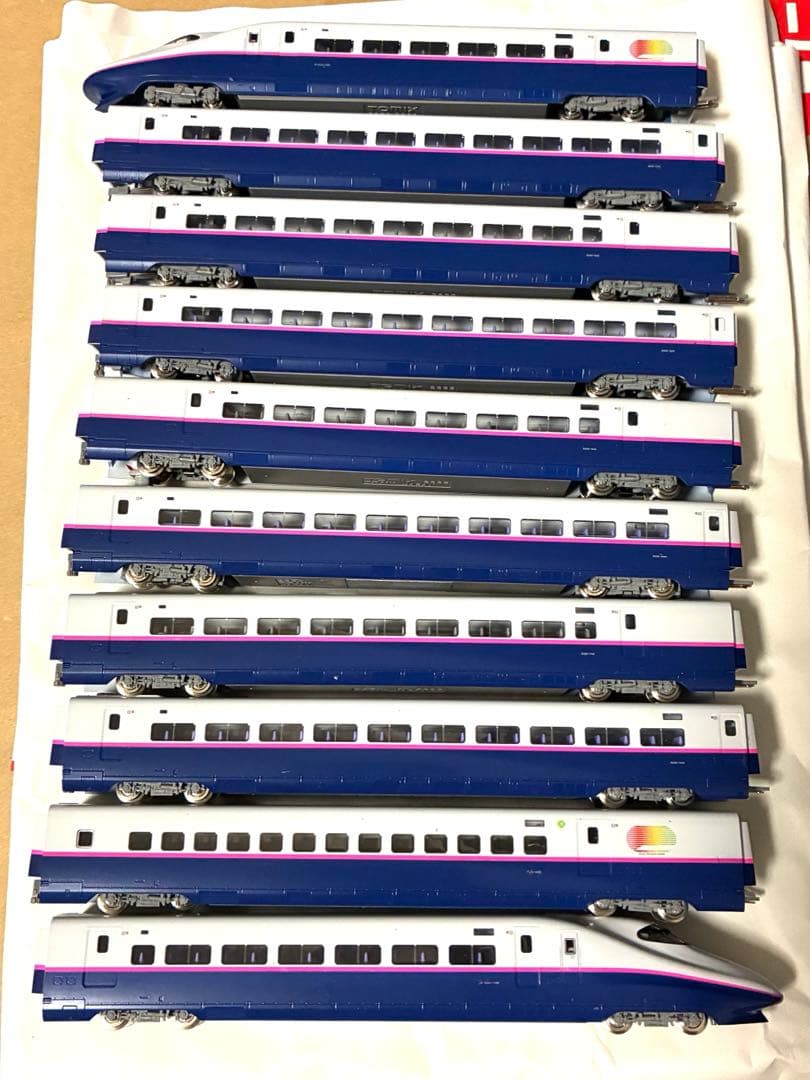 E2系東北新幹線10両　tomix ライト点灯動力動作確認済
