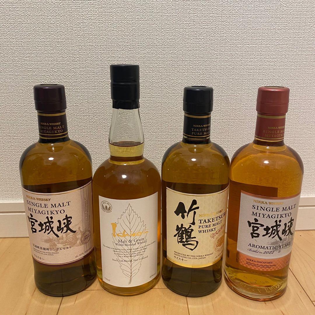 宮城峡　余市　イチローズモルト　竹鶴