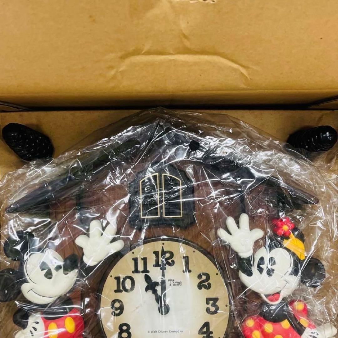 希少 新品 SEIKO セイコー ディズニータイム 掛け時計 ミッキー ミニー