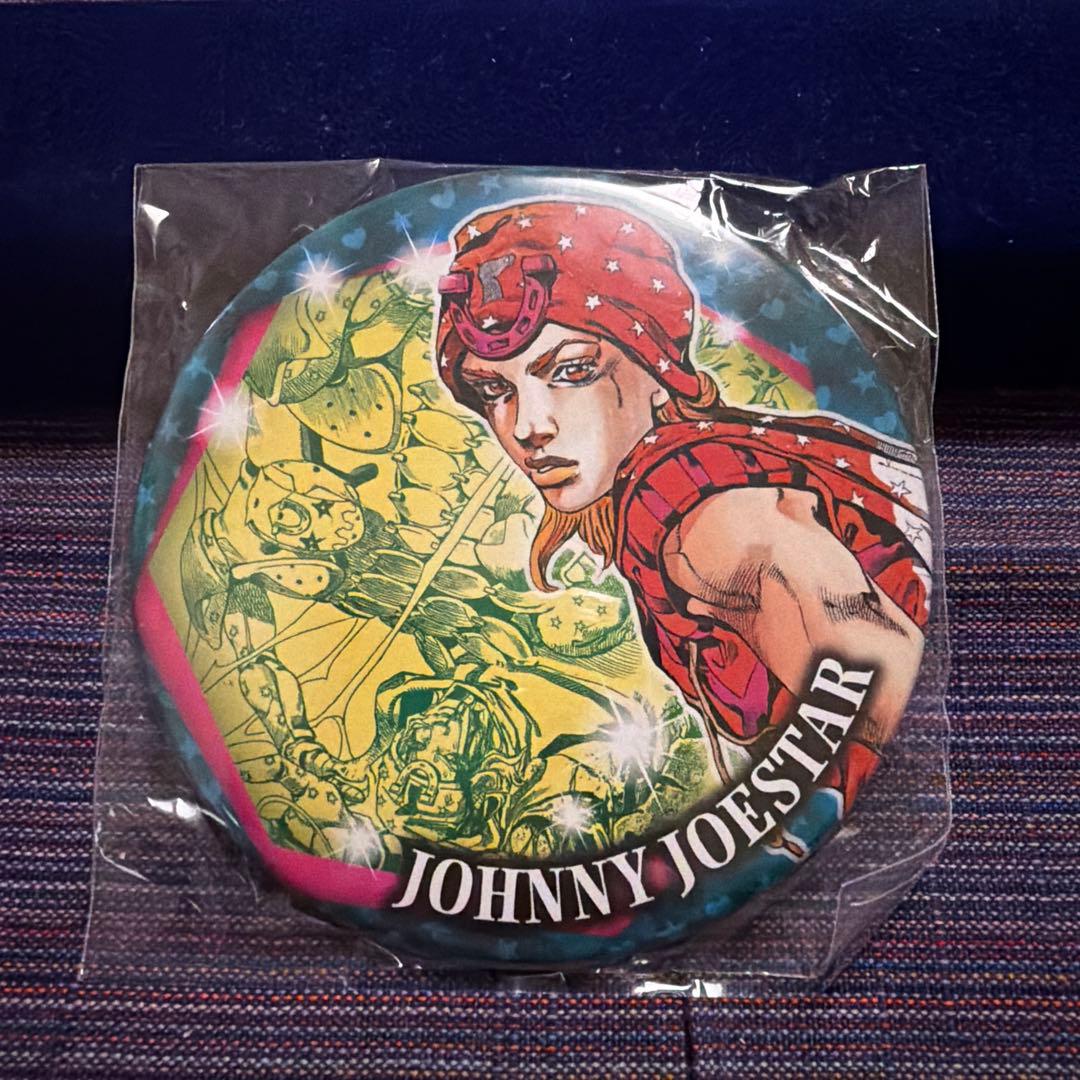 ジョニィ・ジョースター　缶バッジ　ジョジョ展　金沢　スティールボールラン