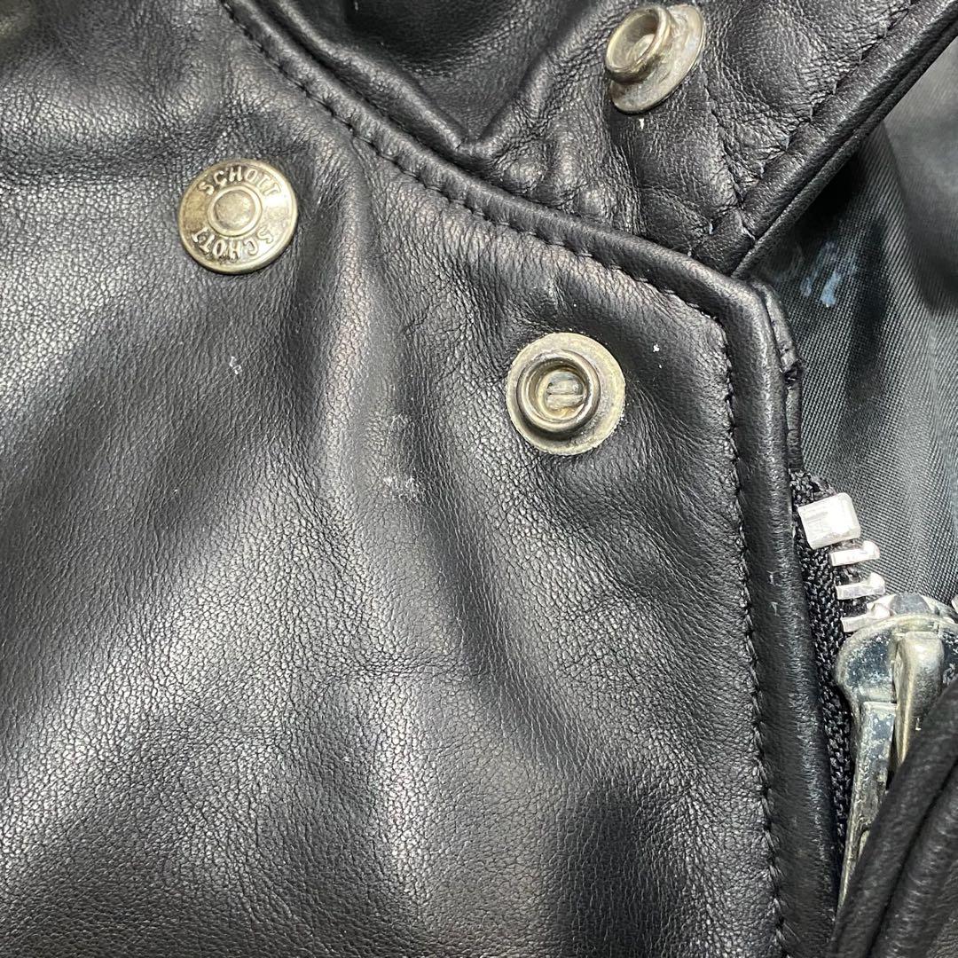 希少　Schott ショット　フライトジャケット　G-1 ブラック　184SM