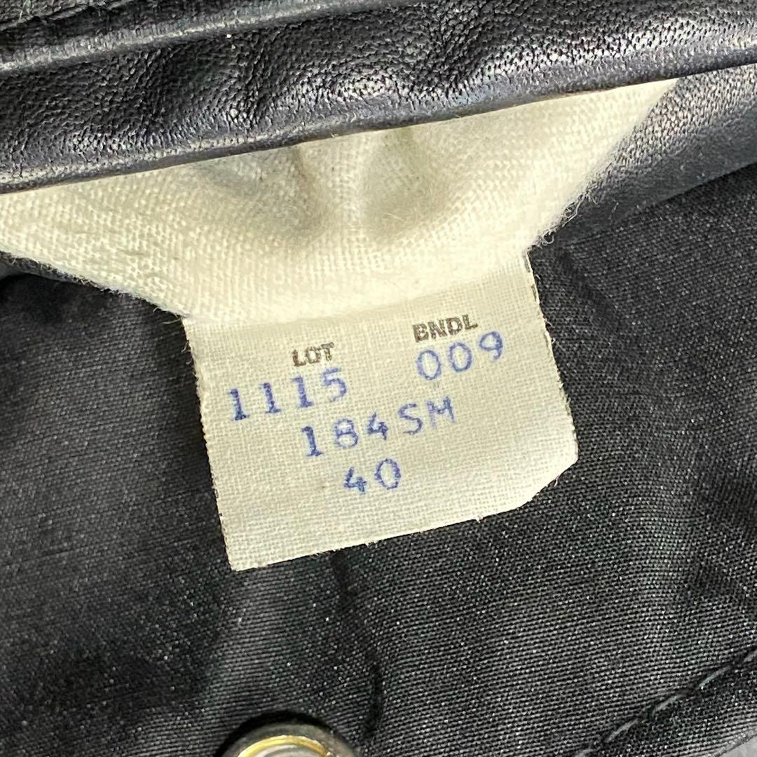 希少　Schott ショット　フライトジャケット　G-1 ブラック　184SM