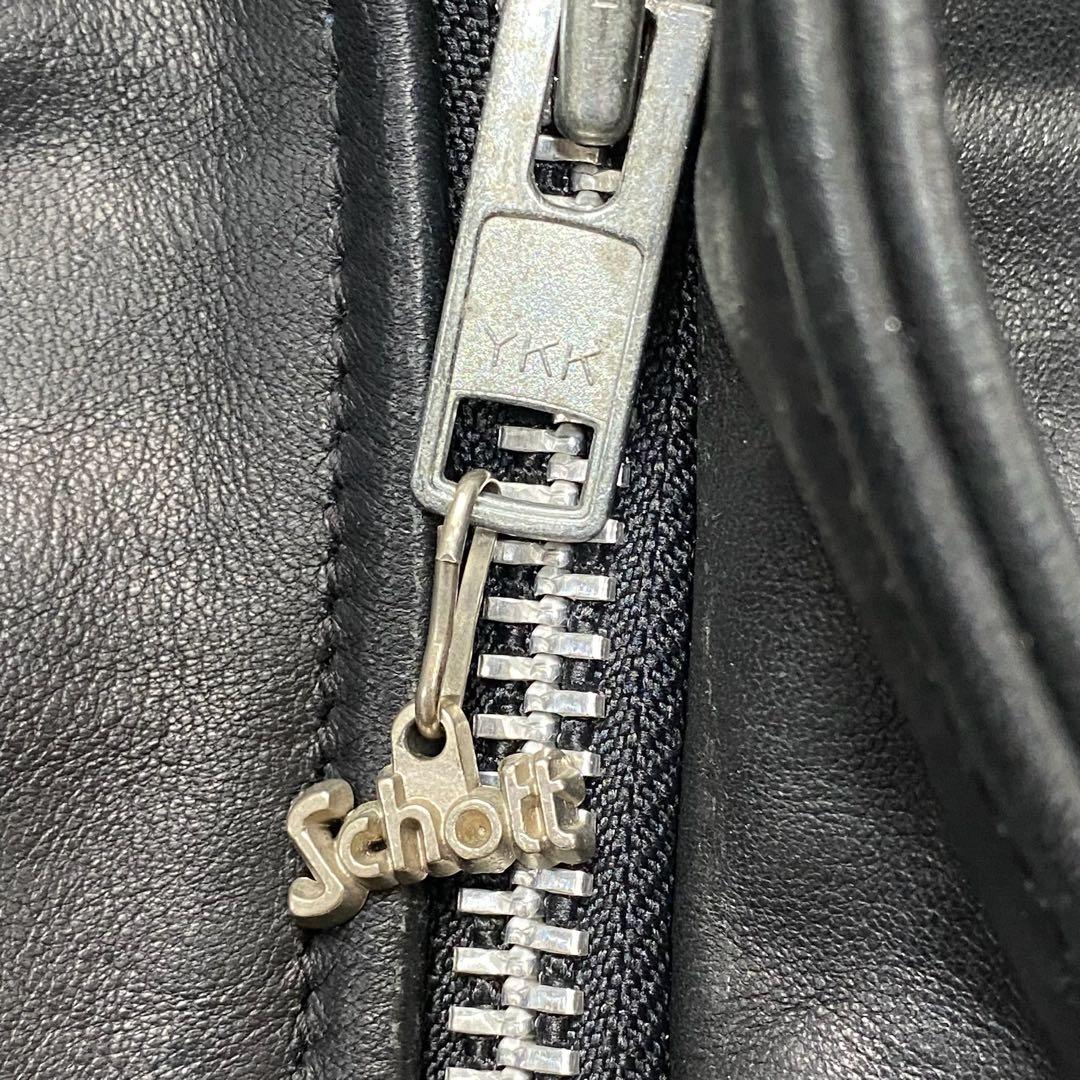 希少　Schott ショット　フライトジャケット　G-1 ブラック　184SM