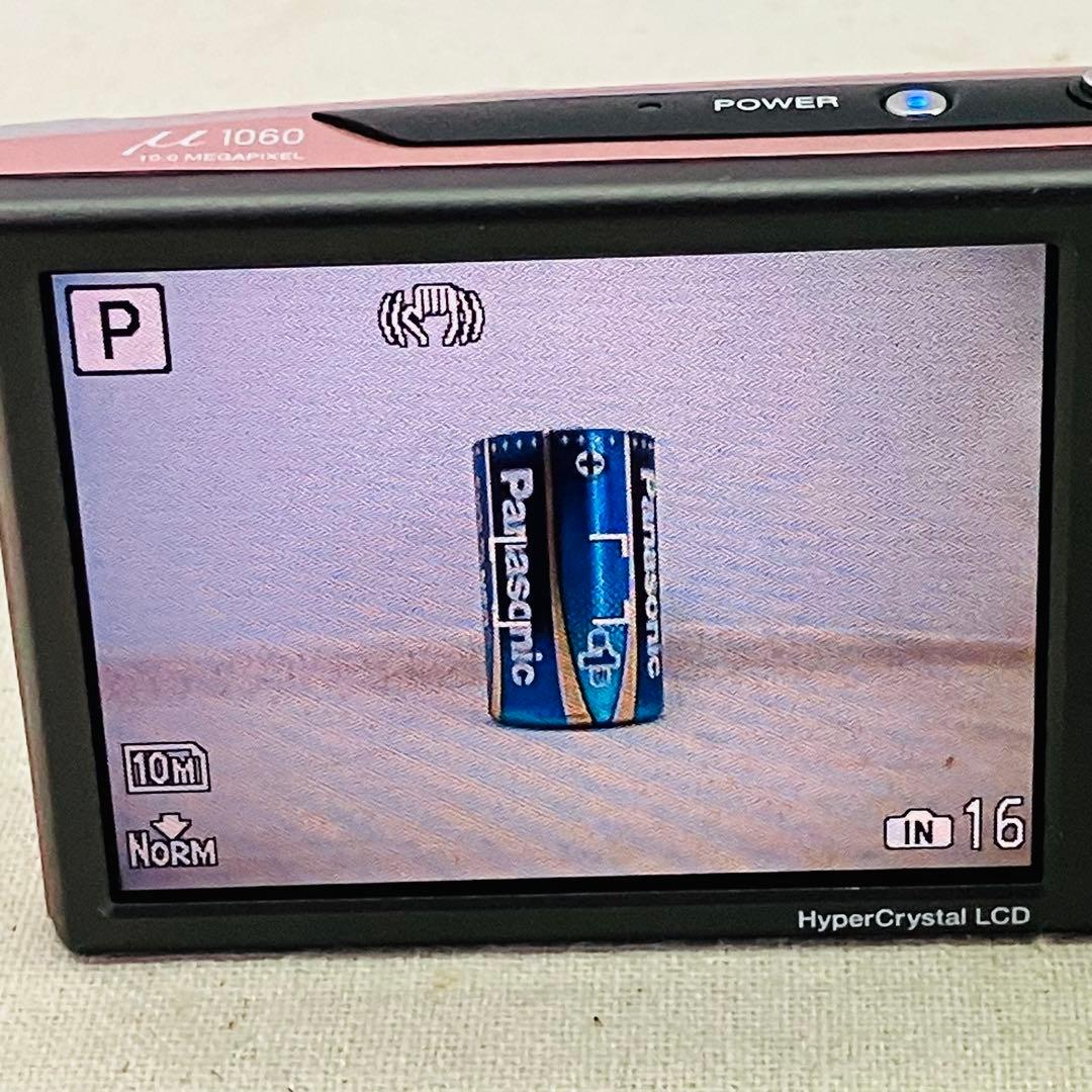 OLYMPUS (オリンパス) コンパクトデジタルカメラ μ1060 ピンク