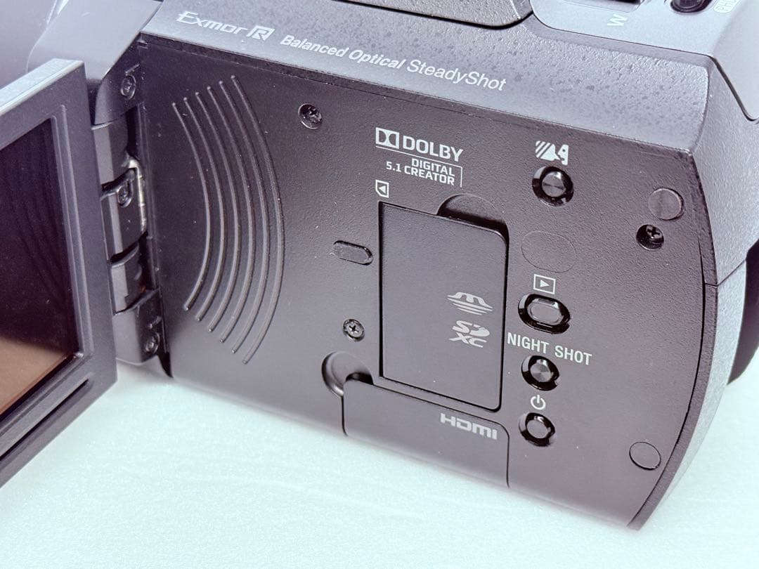 SONY FDR-AX30 4K ビデオカメラ 大容量バッテリー付き