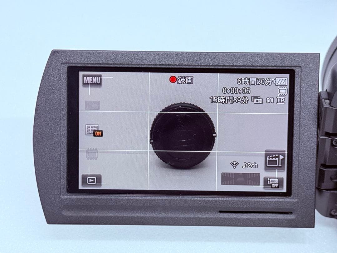 SONY FDR-AX30 4K ビデオカメラ 大容量バッテリー付き