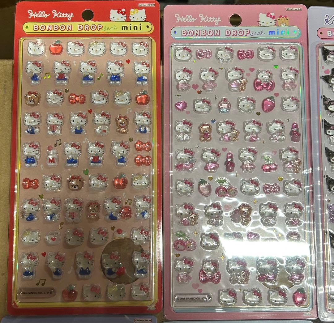 新作正規品　サンリオボンボンドロップシール 8枚セット