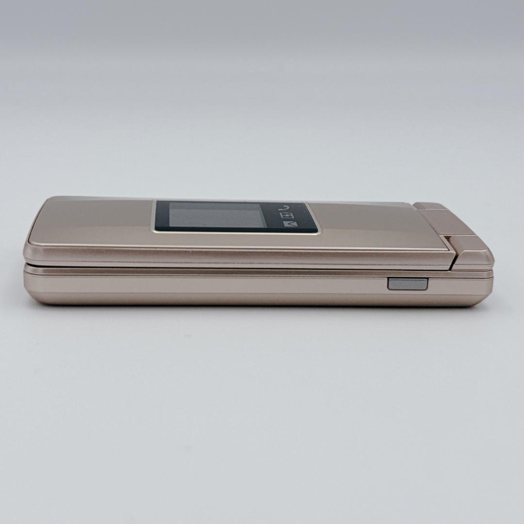 【ほぼ未使用】SHARP AQUOSケータイ4 A207SH ゴールド ガラホ