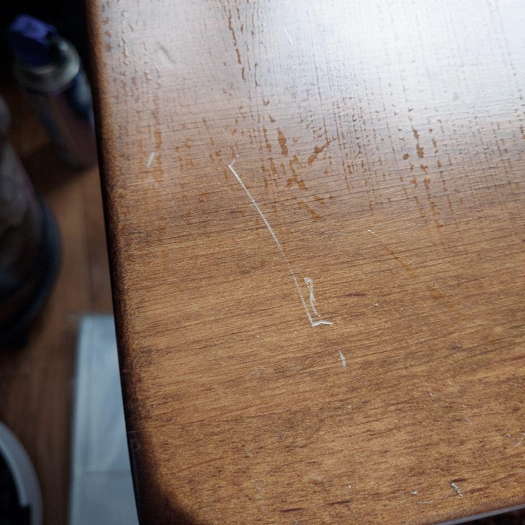 ブラウン木製テーブル 小型 3点おまとめ